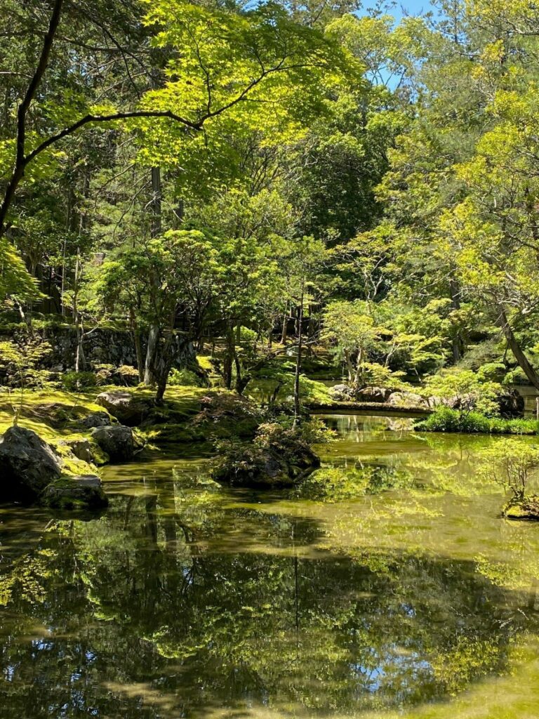 Studie- og netværkstur til Japan. Landskab og have ved Saoho-ji templet i Kyoto