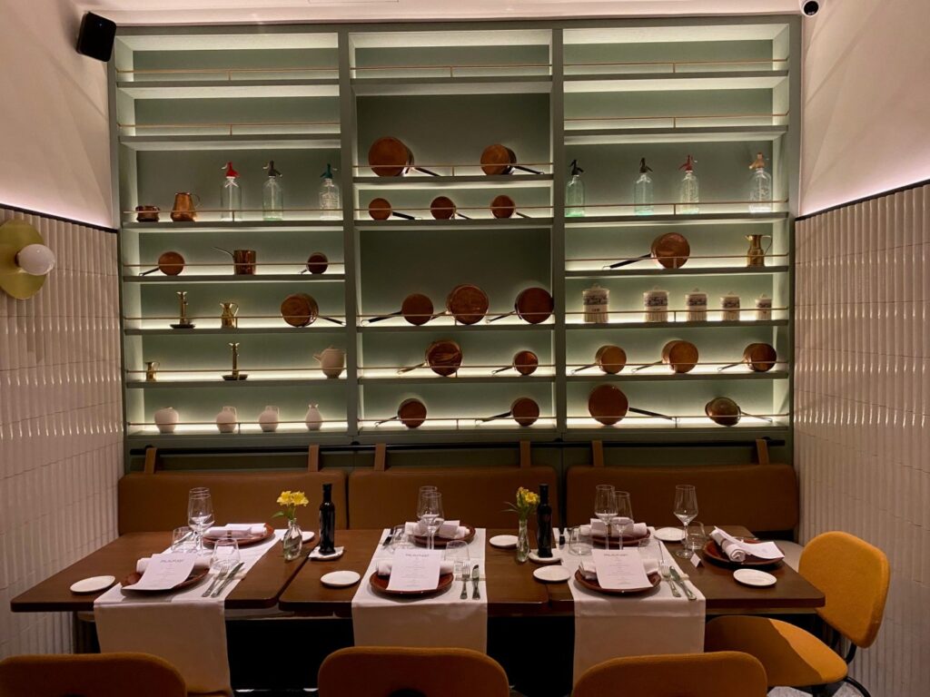 Restauranten på Hotel Palau Fugit i Girona. Studie- og netværksturen med Tech2Tech