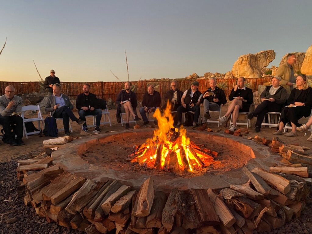 Hygge om bålet Kagga Kamma i Sydafrika med Tech2Tech