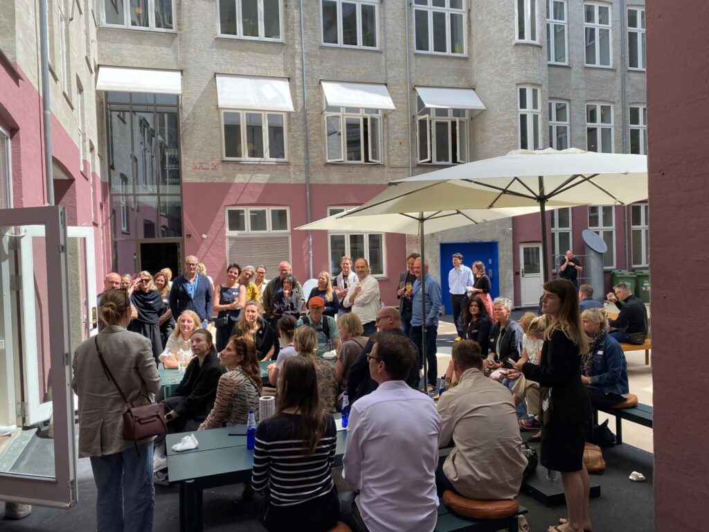 Hos Lintex under Study tour on Bike netværksturen med Tech2Tech